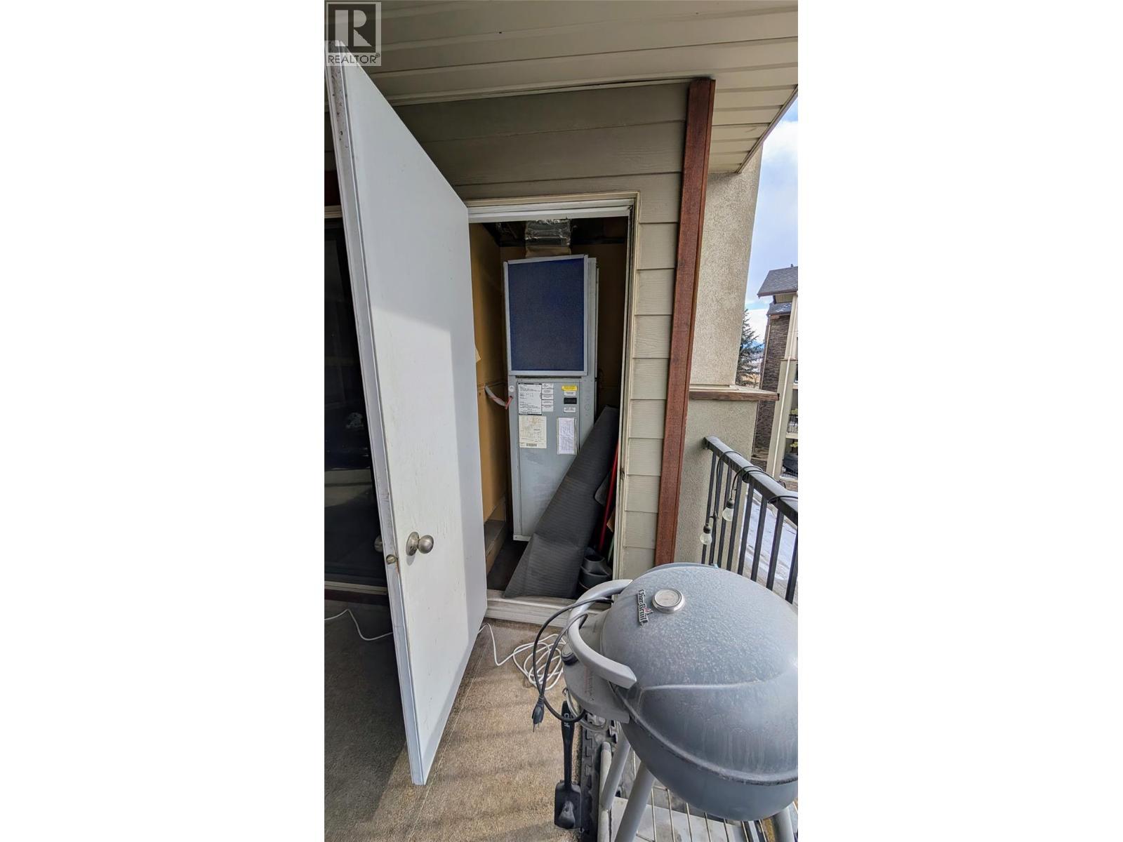 Balcony & Furnace - 205 Third Avenue Unit# 3307, Invermere, BC - Outdoor With Exterior