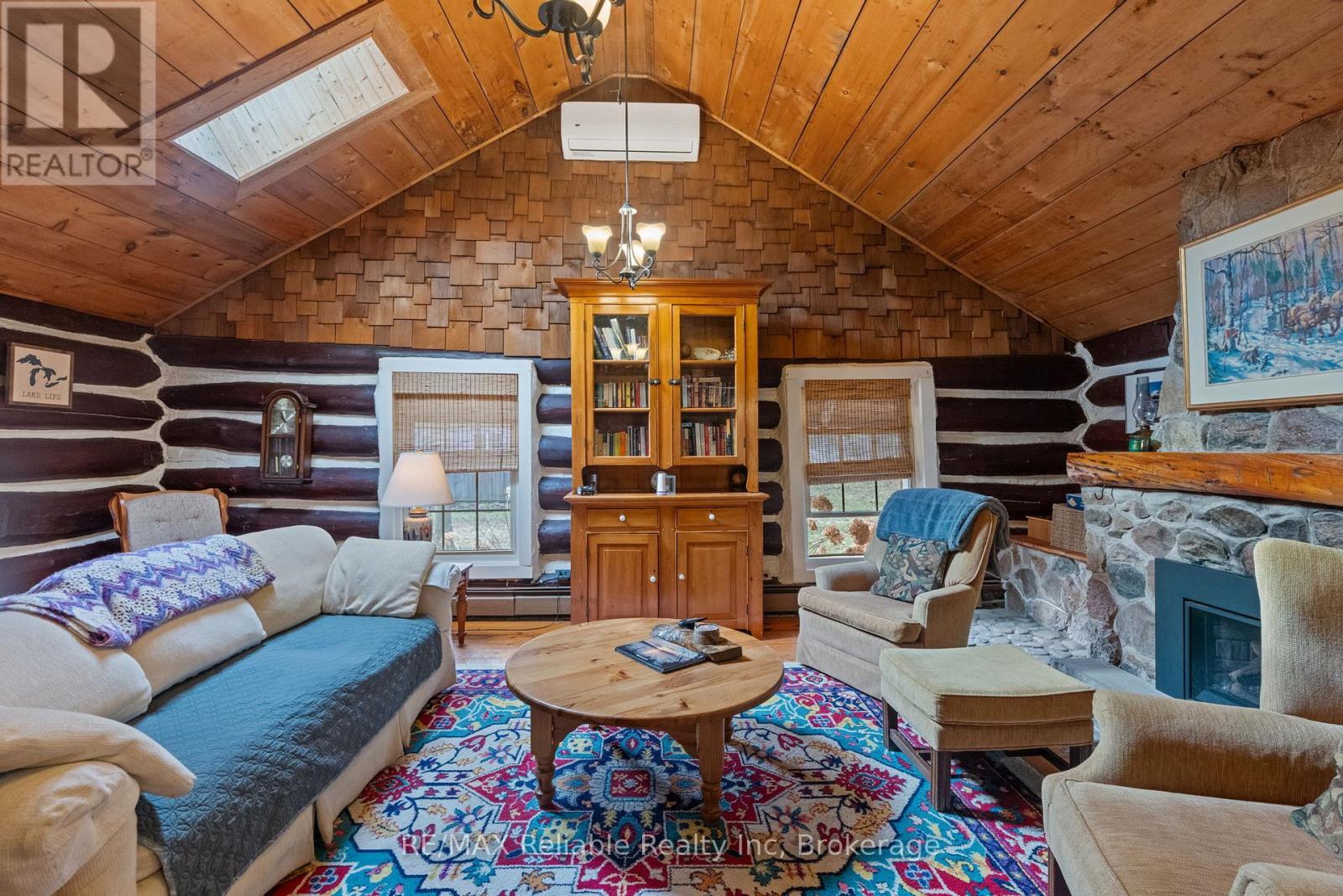 79629 Watson Drive, Central Huron (Goderich), ON - Indoor Photo Showing Living Room With Fireplace