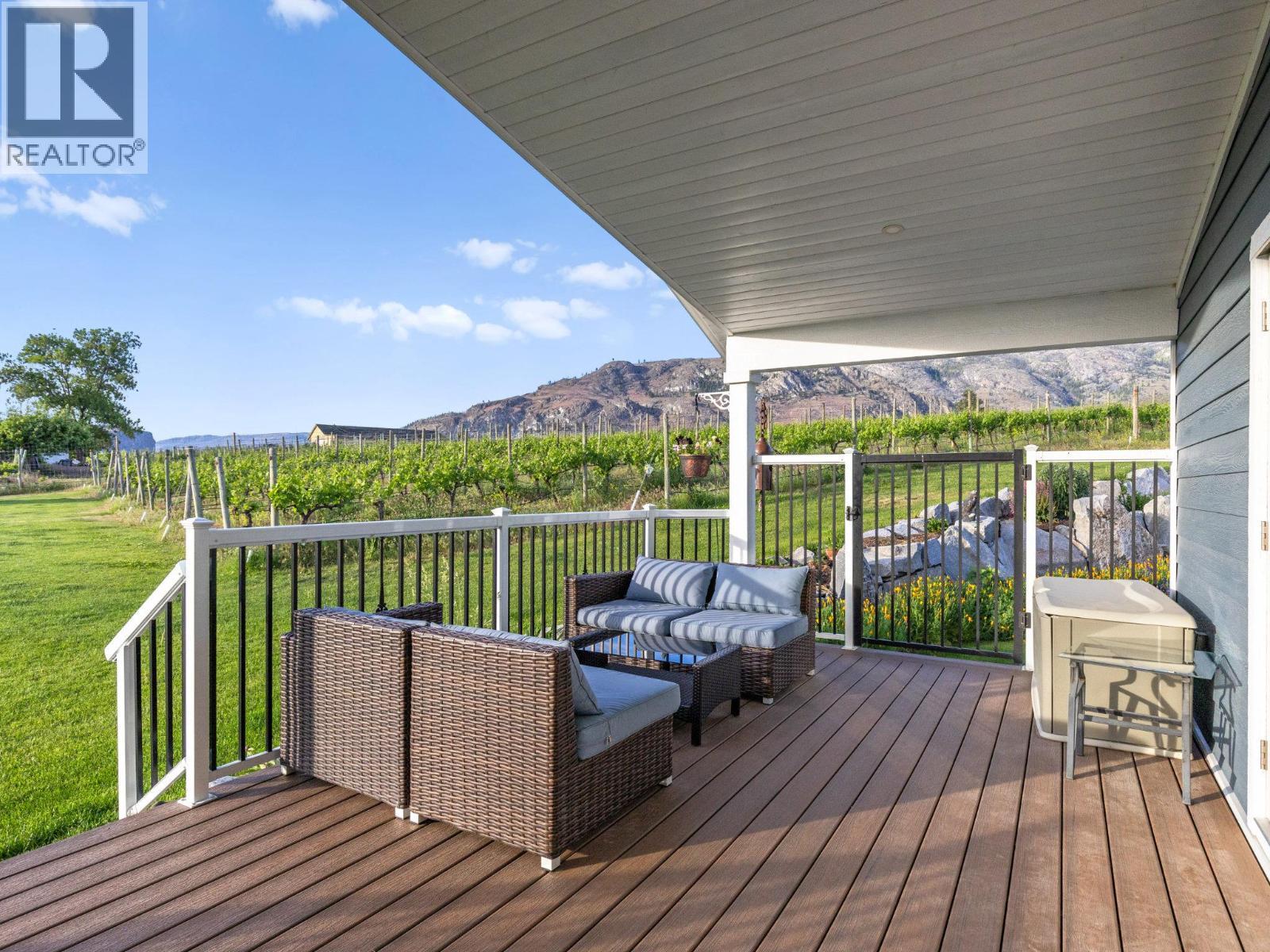 7207 Tucelnuit Drive, Oliver, BC - Outdoor With Deck Patio Veranda With Exterior