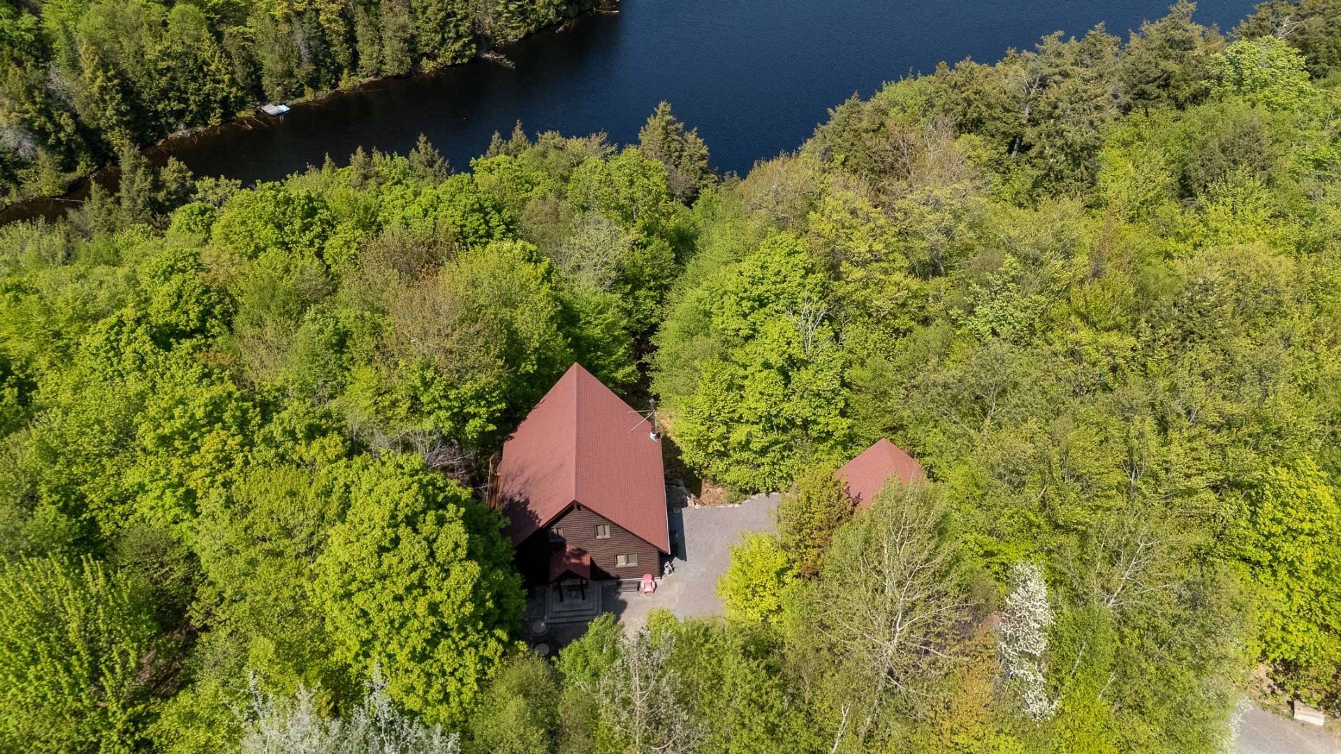 Aerial View - 1907 Rue Grilli, Wentworth-Nord, QC