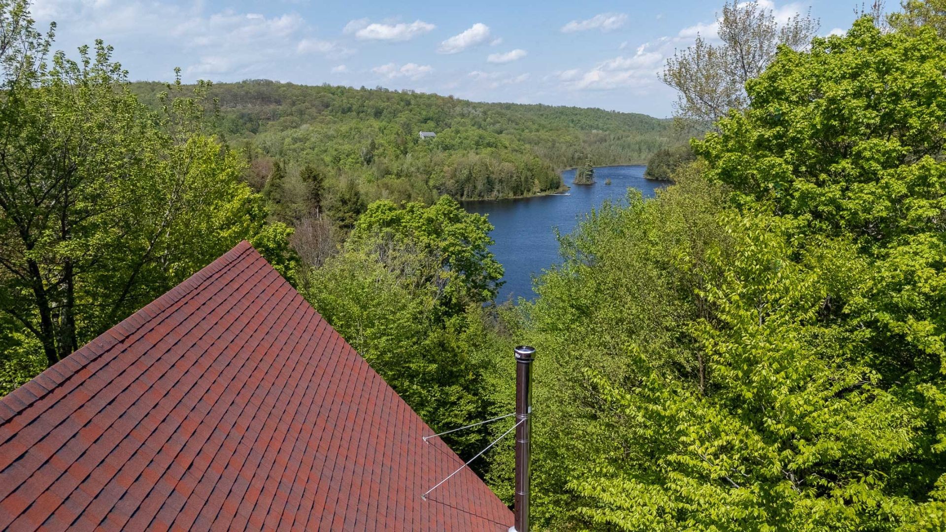 Aerial View - 1907 Rue Grilli, Wentworth-Nord, QC