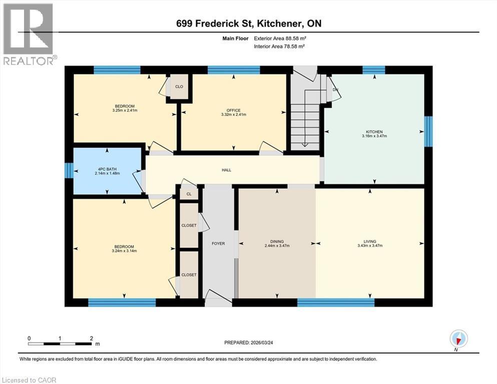 View of floor plan / room layout - 699 Frederick Street, Kitchener, ON - Other