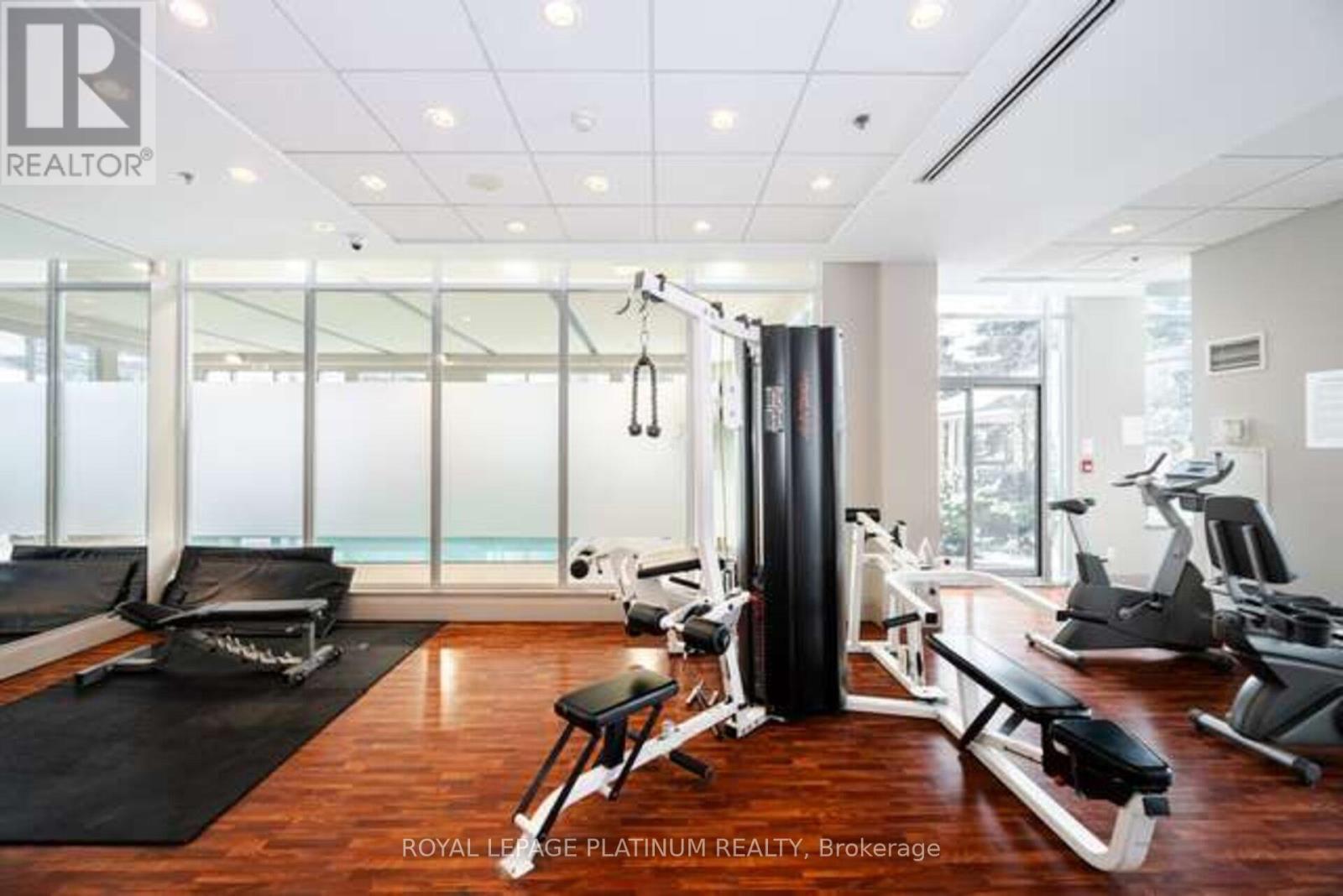 510 - 3515 Kariya Drive, Mississauga, ON - Indoor Photo Showing Gym Room