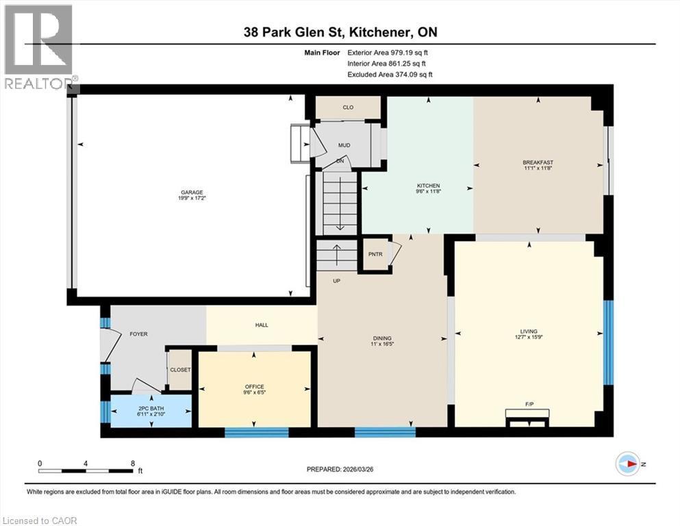 View of floor plan / room layout - 38 Park Glen Street, Kitchener, ON - Other