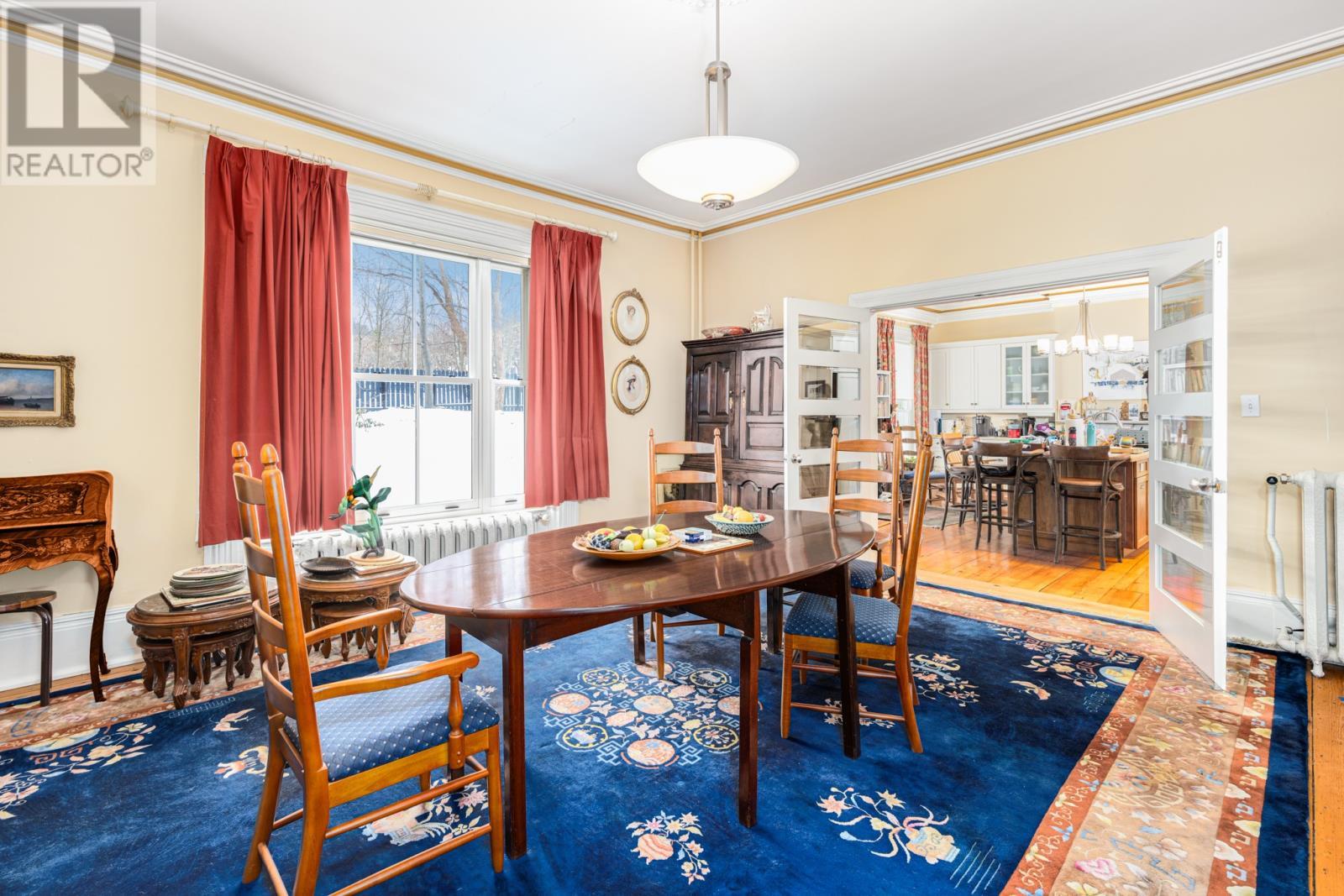 54 Circular Road, St. John'S, NL - Indoor Photo Showing Dining Room With Fireplace