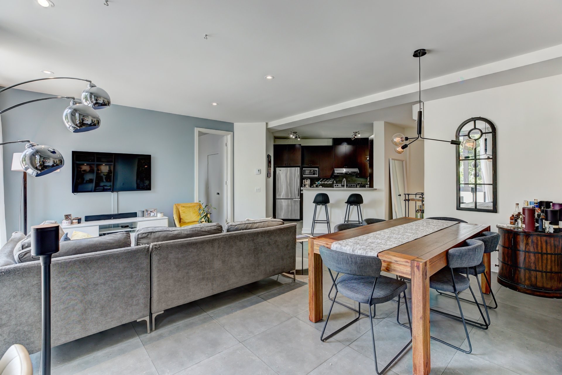 Autre - 201-6500 Av. De L'Esplanade, Montréal (Rosemont/La Petite-Patrie), QC - Indoor Photo Showing Living Room