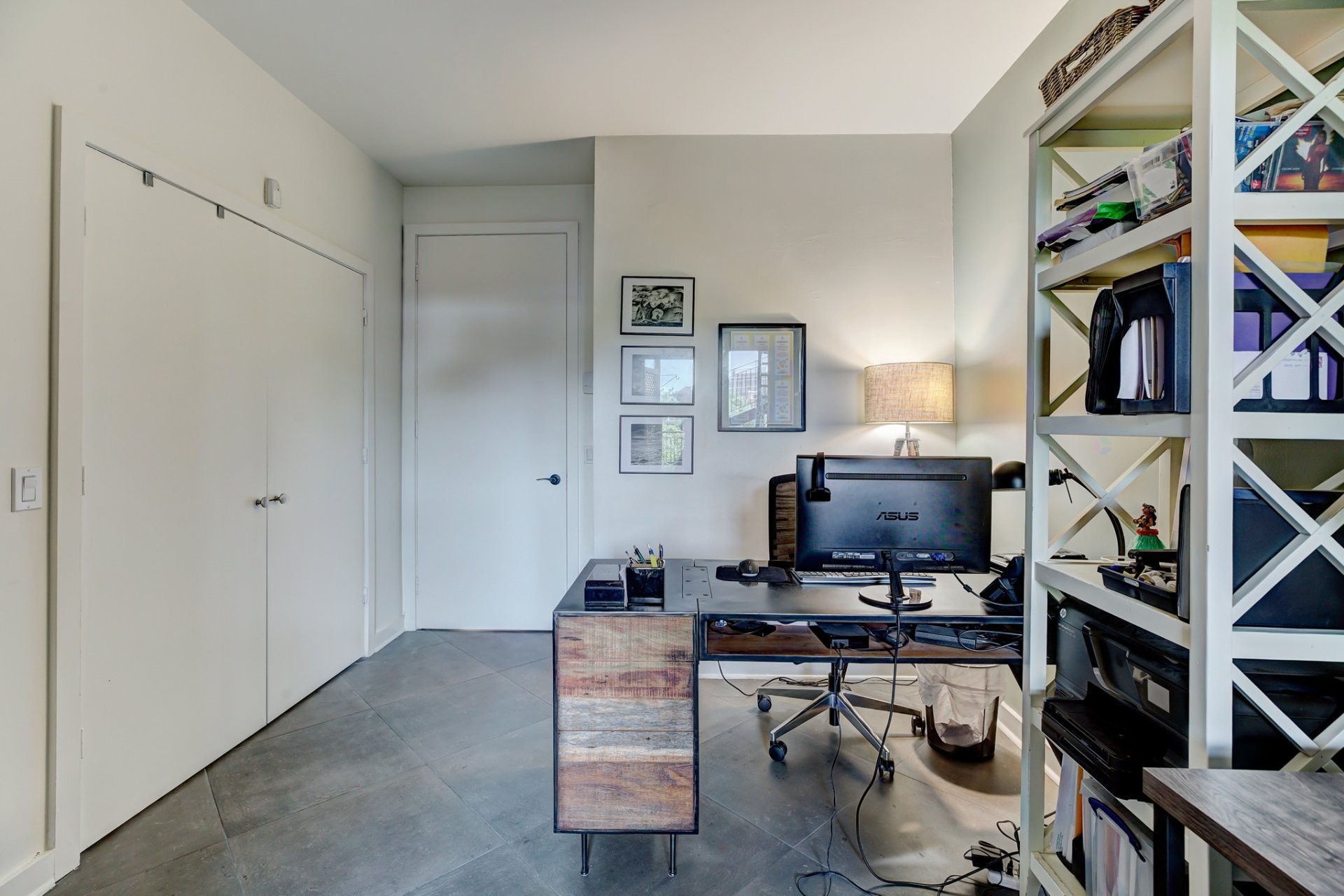 Chambre à coucher - 201-6500 Av. De L'Esplanade, Montréal (Rosemont/La Petite-Patrie), QC - Indoor Photo Showing Office