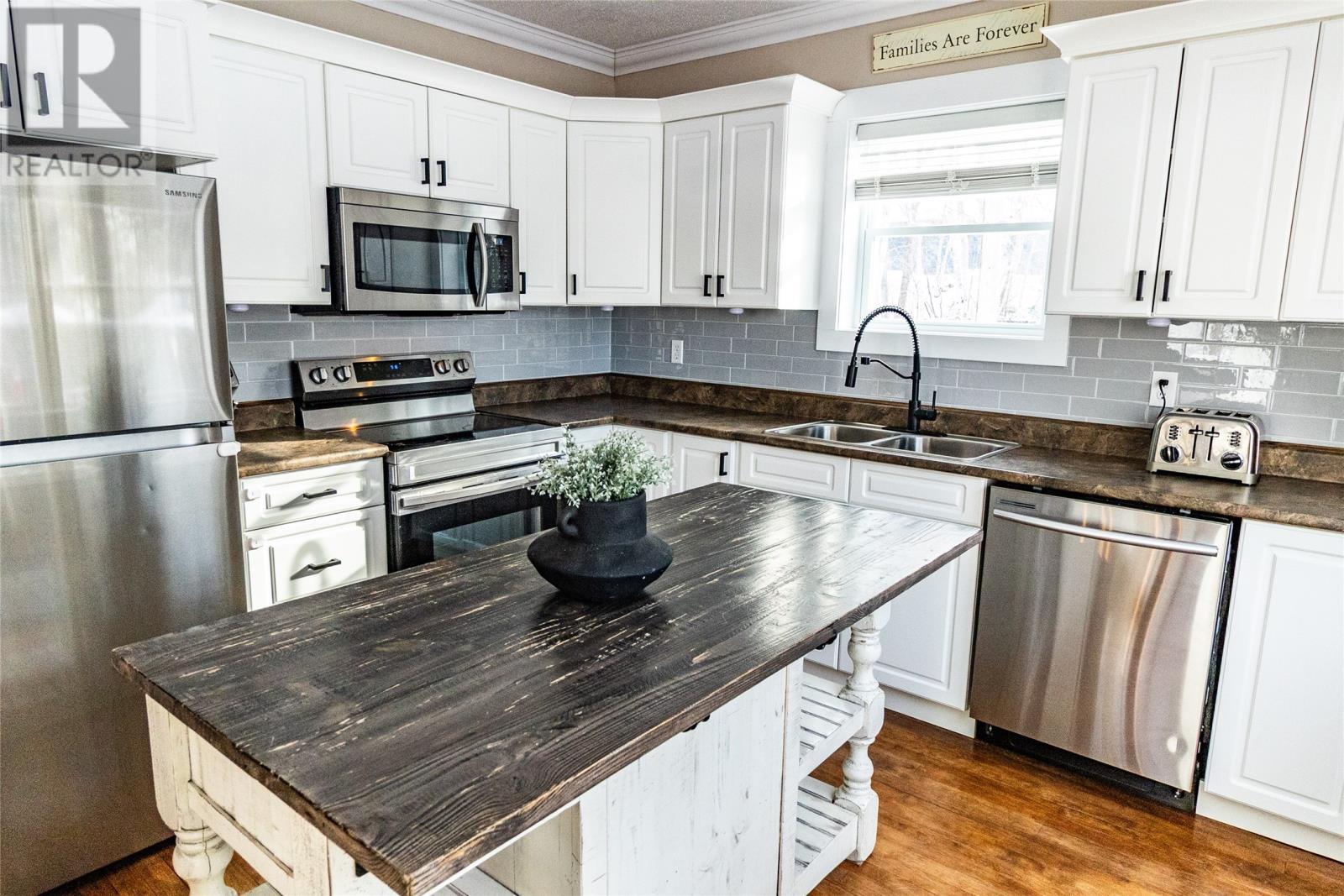 12 Upper Nicholsville Road, Deer Lake, NL - Indoor Photo Showing Kitchen With Stainless Steel Kitchen With Double Sink With Upgraded Kitchen