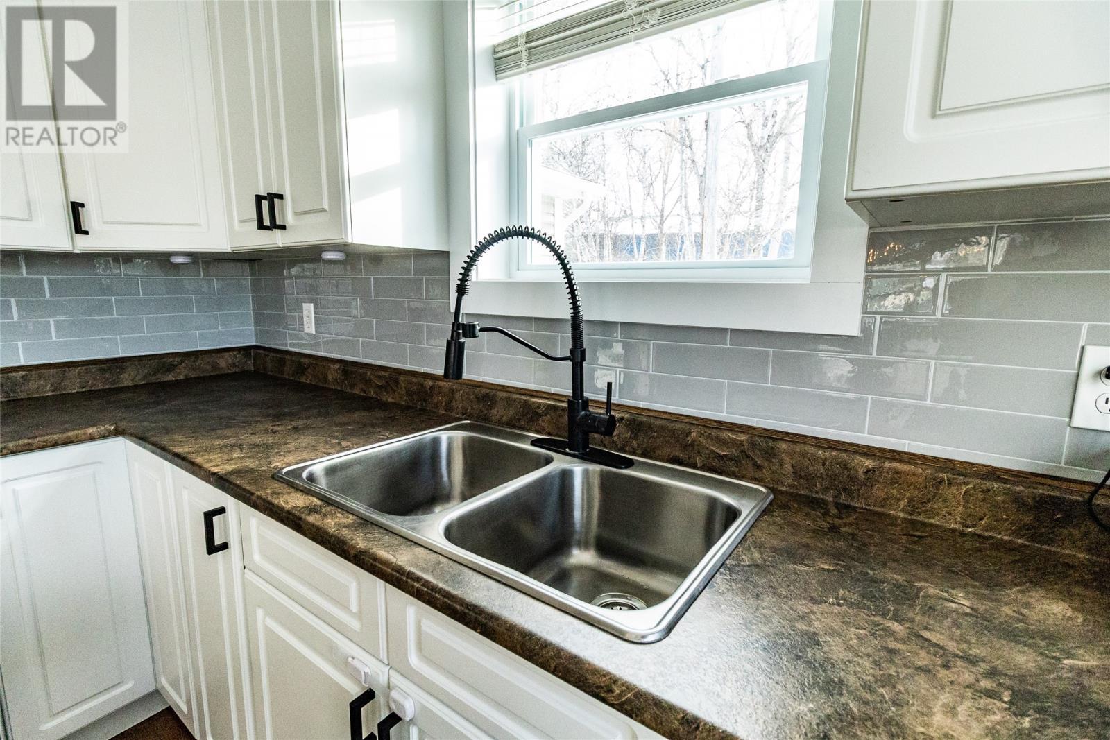 12 Upper Nicholsville Road, Deer Lake, NL - Indoor Photo Showing Kitchen With Double Sink
