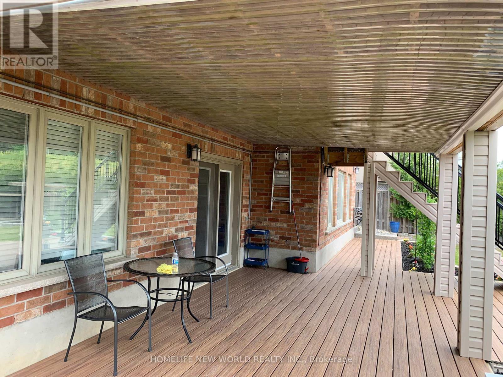 Basement Deck - 106 Paige Street, Kitchener, ON - Outdoor With Deck Patio Veranda With Exterior