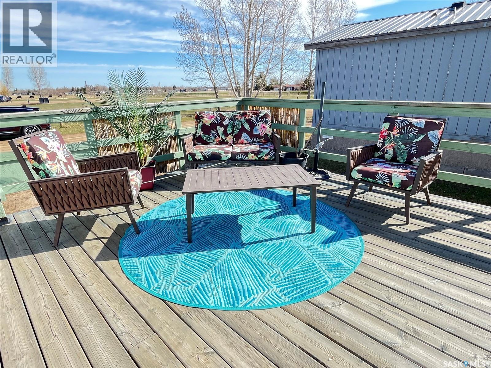 35 Cypress Mobile Home Park, Maple Creek, SK - Outdoor With Deck Patio Veranda