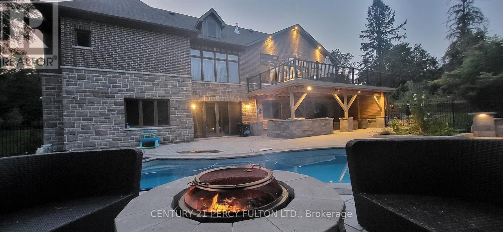 3905 Sideline 14, Pickering, ON - Outdoor With In Ground Pool With Deck Patio Veranda