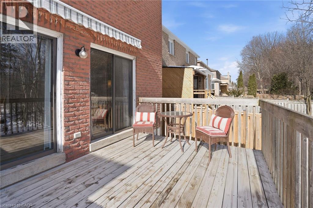 View of wooden deck - 18 Webster Way, Georgetown, ON - Outdoor With Deck Patio Veranda With Exterior