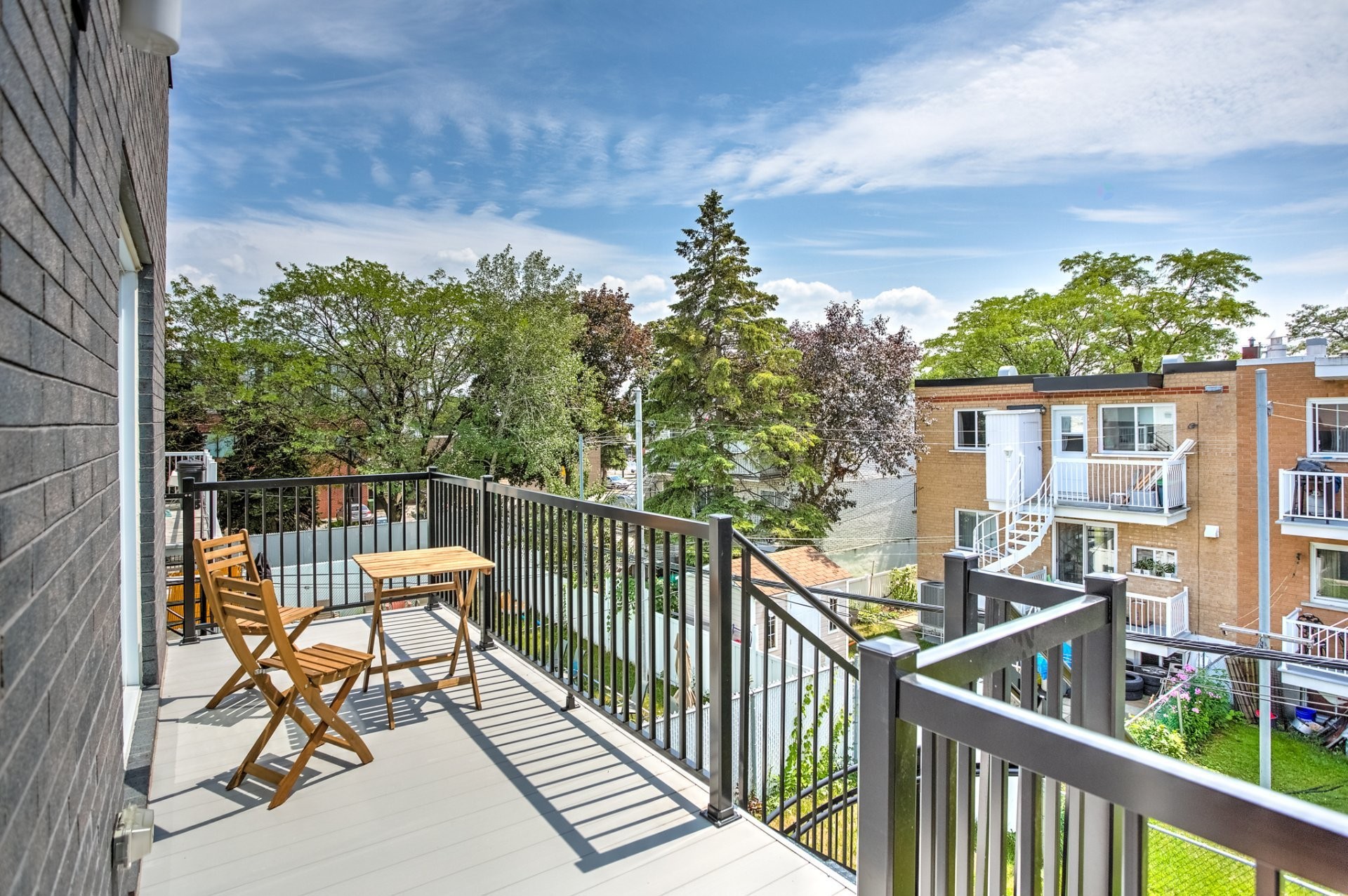 Balcony - 3950 Rue Lacordaire, Montréal (Mercier/Hochelaga-Maisonneuve), QC - Outdoor With Exterior