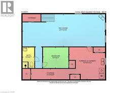 View of home floor plan -
