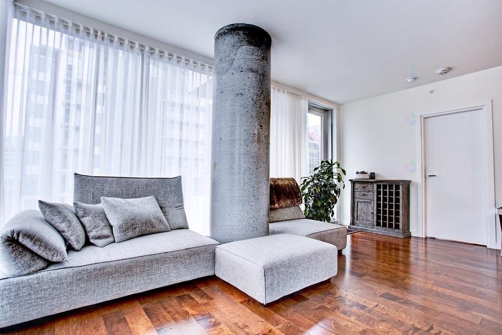 Salon - 802-1450 Boul. René-Lévesque O., Montréal (Ville-Marie), QC - Indoor Photo Showing Living Room