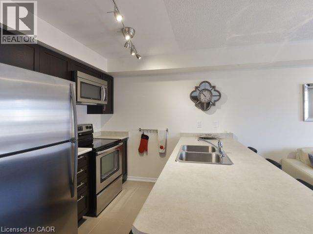 129 Isaac Devins Boulevard Unit# 7, Toronto, ON - Indoor Photo Showing Kitchen With Double Sink