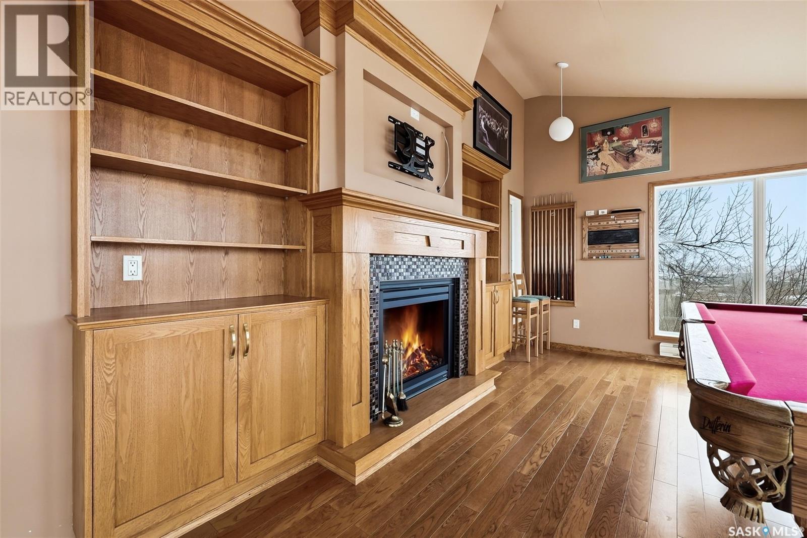 Ripplinger Acreage, Lumsden Rm No. 189, SK - Indoor With Fireplace