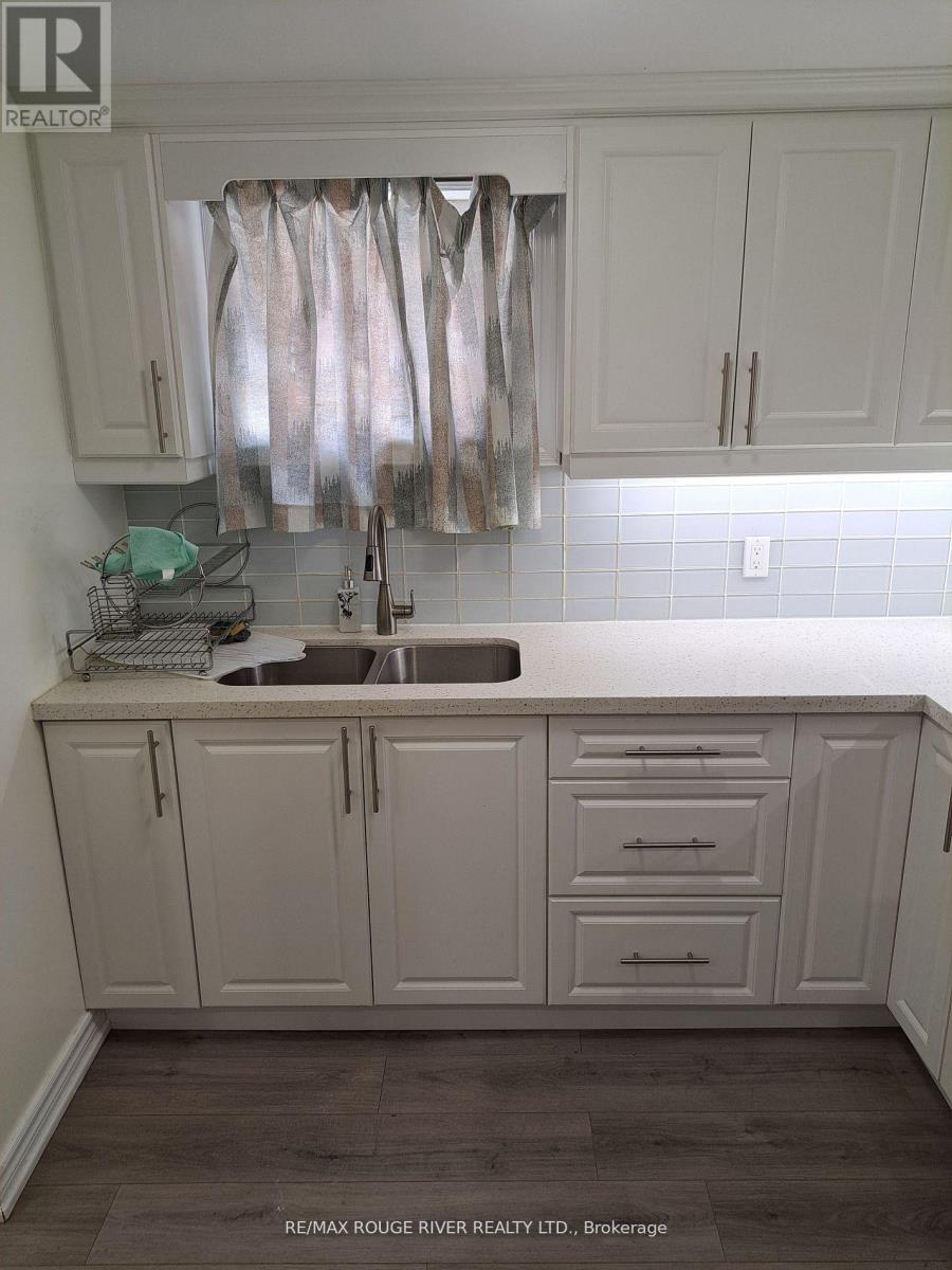 Bsmt - 848 Danforth Road, Toronto, ON - Indoor Photo Showing Kitchen With Double Sink