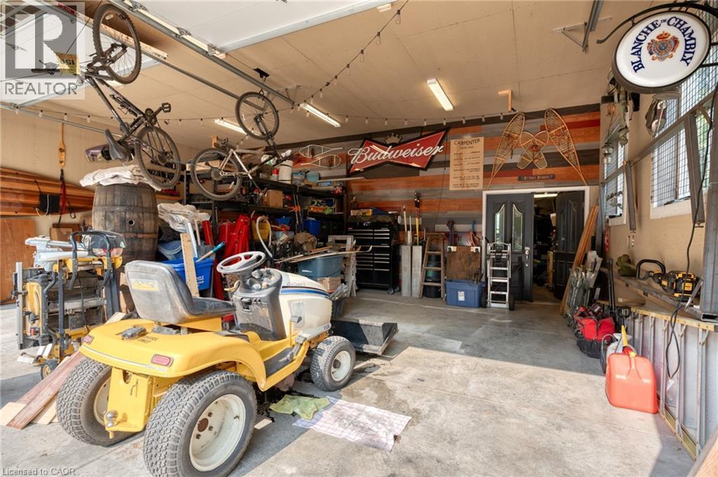 View of garage - 15 Marquette Drive, Kitchener, ON - Indoor Photo Showing Garage