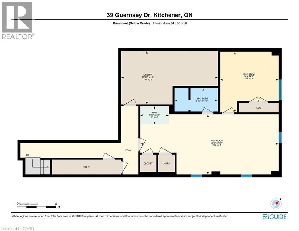 View of floor plan / room layout - 39 Guernsey Drive, Kitchener, ON - Other
