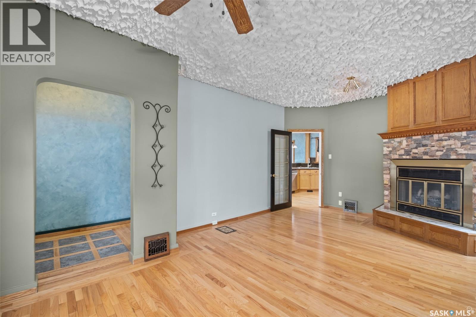 1027 4Th Street E, Prince Albert, SK - Indoor With Fireplace