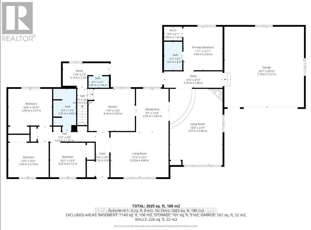Main Level - Floor Plan. - 111 Balm Beach Road E, Tiny, ON - Other