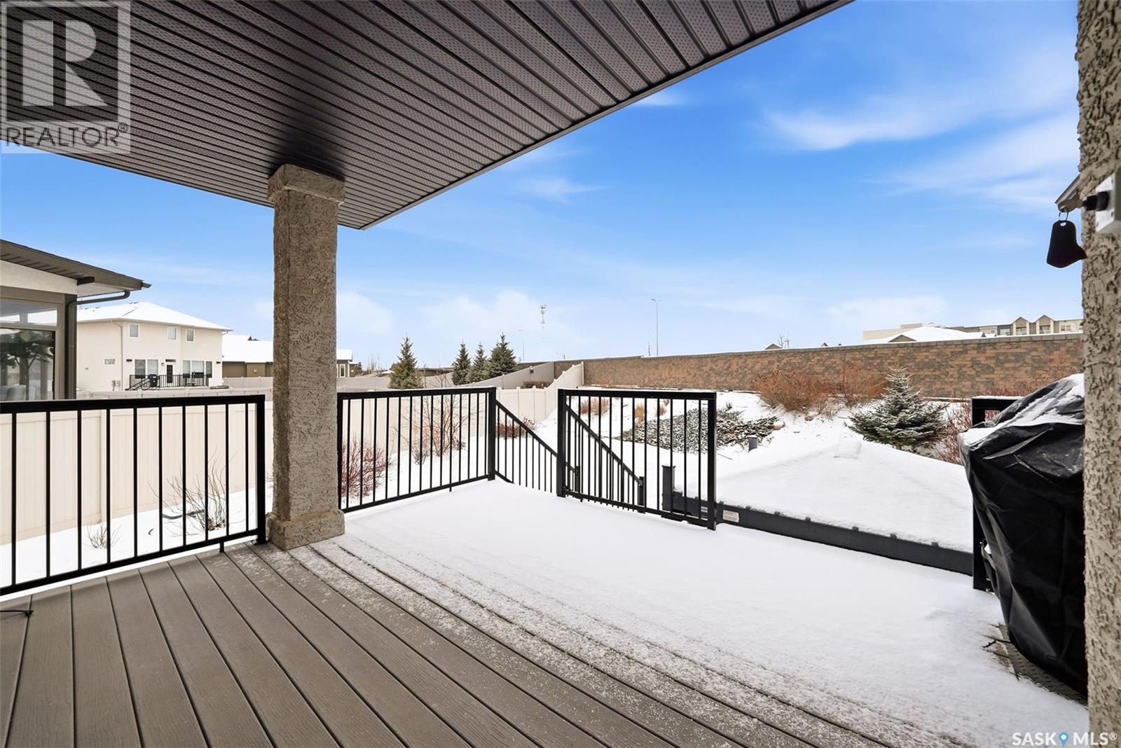 3921 Red Lily Bay, Regina, SK - Outdoor With Deck Patio Veranda With Exterior