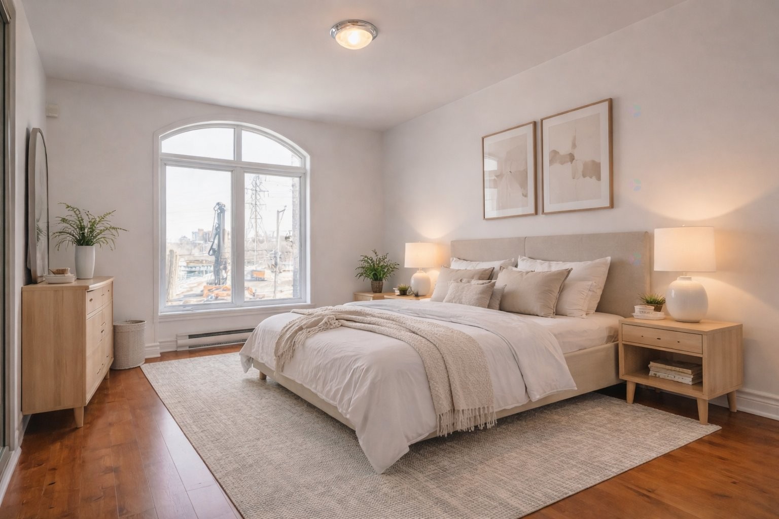Master Bedroom - 8-5498 Rue Robert-Burns, Montréal (Côte-Des-Neiges/Notre-Dame-De-Grâce), QC - Indoor Photo Showing Bedroom
