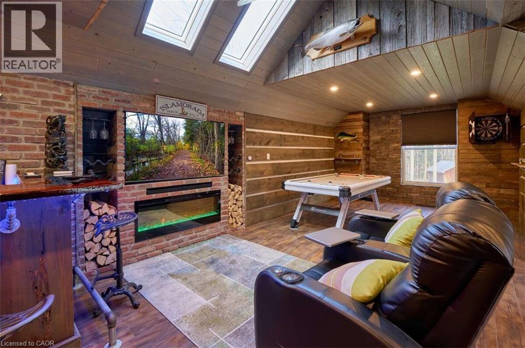 1078 Berlett'S Road, St. Agatha, ON - Indoor Photo Showing Other Room With Fireplace