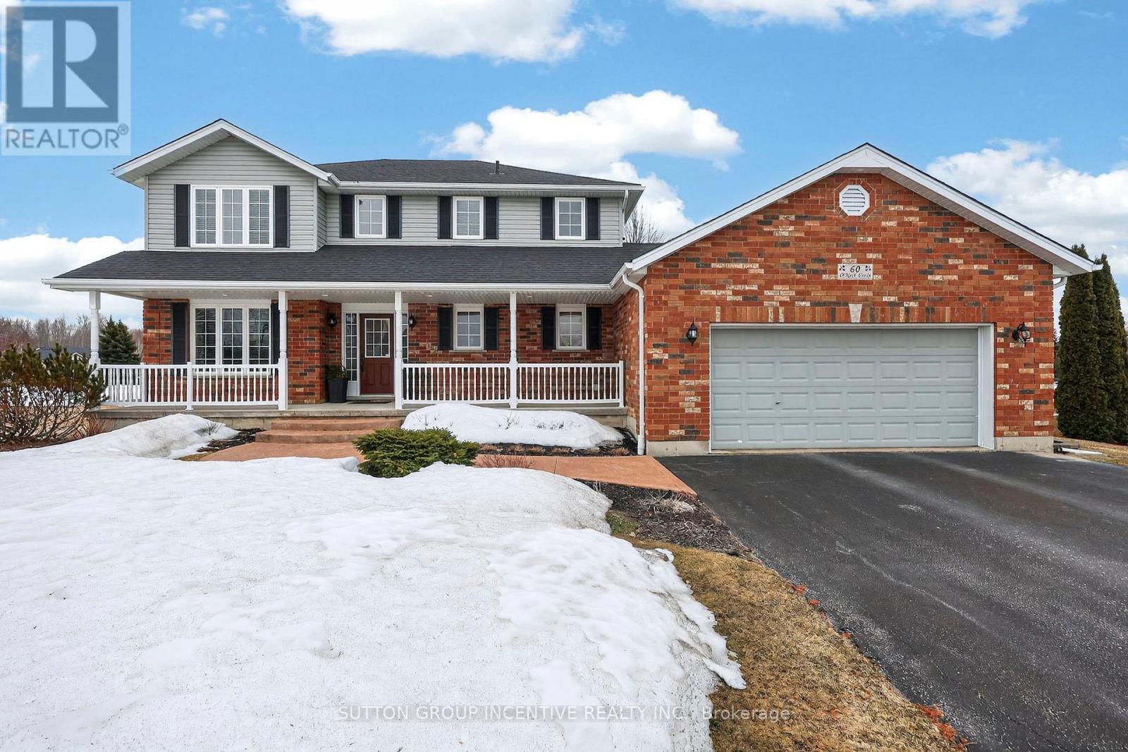 60 O'Neill Circle, Springwater, ON - Outdoor With Deck Patio Veranda With Facade