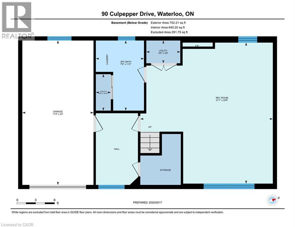 View of home floor plan - 90 Culpepper Drive, Waterloo, ON - Other