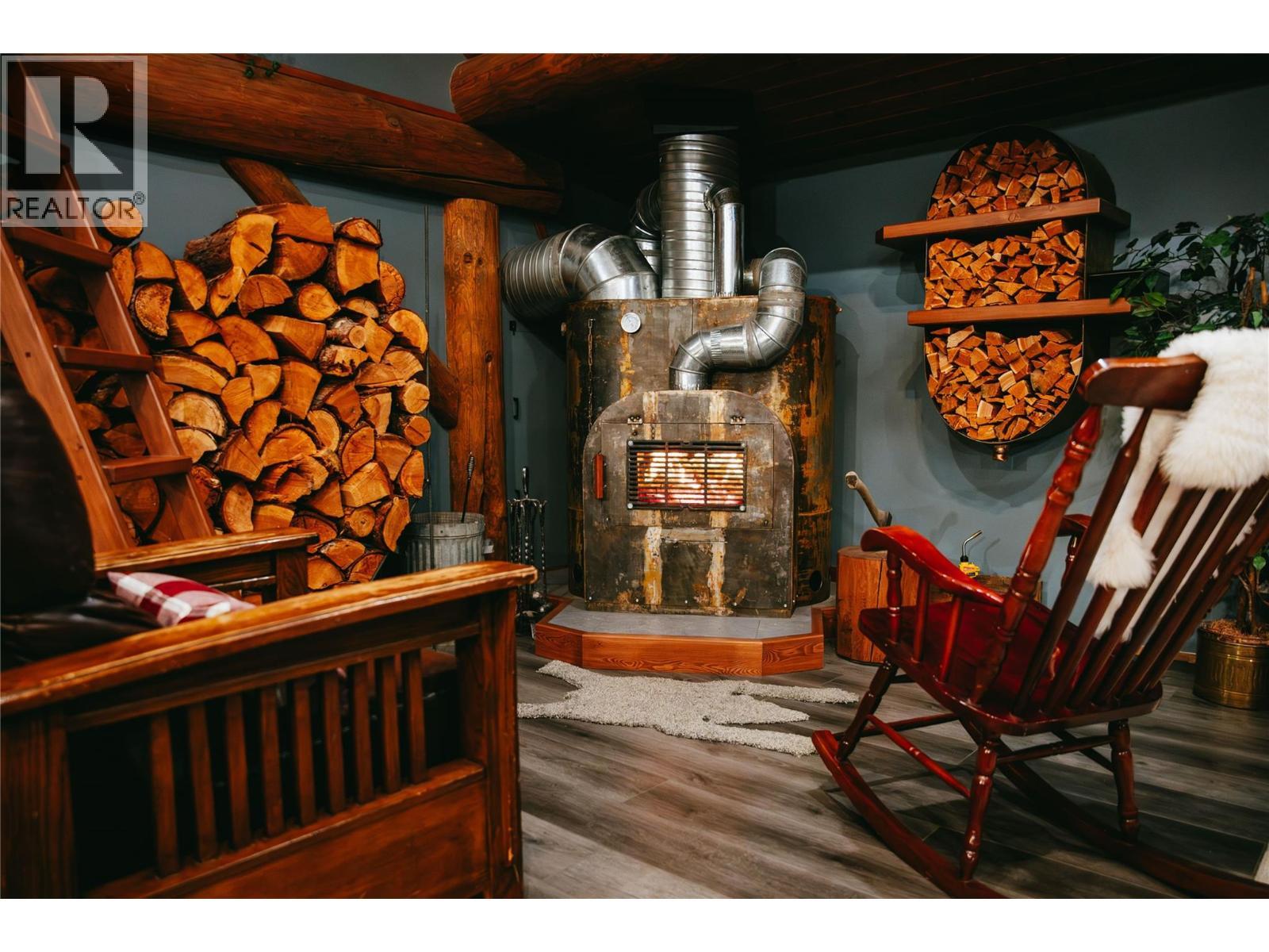 Lodge at Night - 475 Bluenose Road, Coldstream, BC
