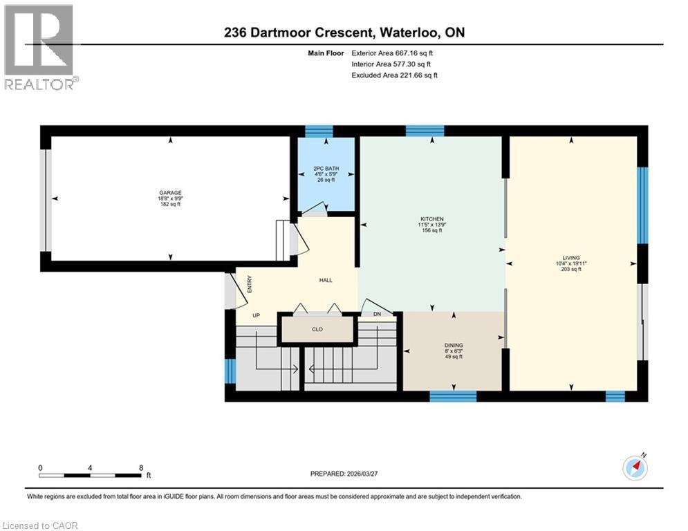 View of room layout - 236 Dartmoor Crescent, Waterloo, ON - Other