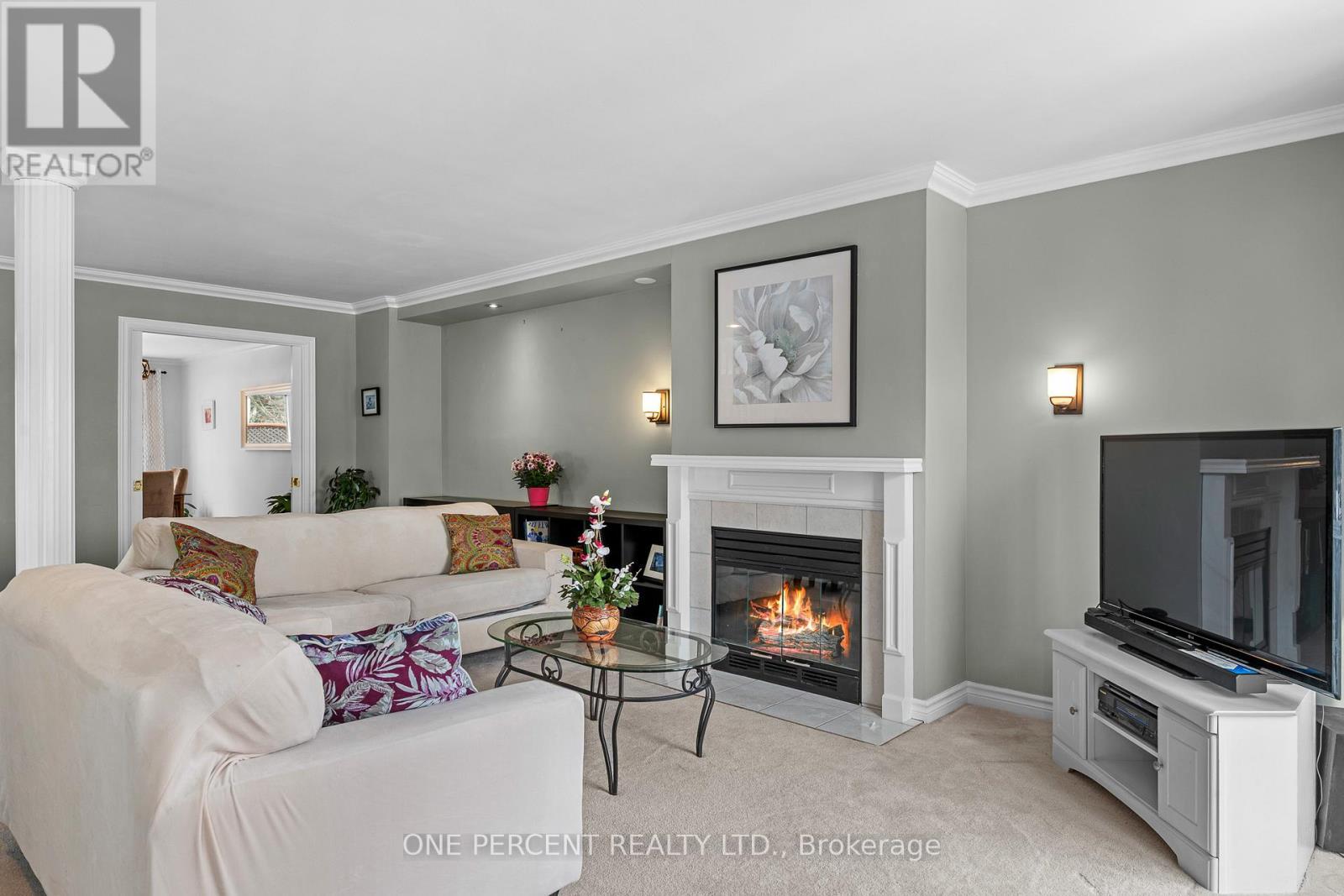 30 Maplehurst Avenue, Ottawa, ON - Indoor Photo Showing Living Room With Fireplace