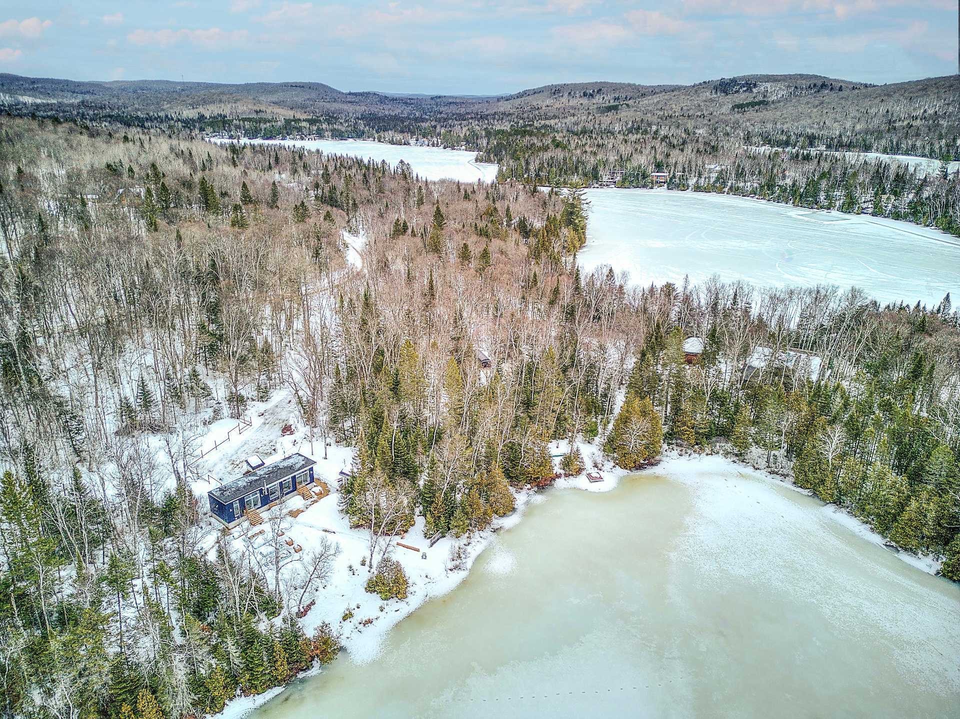 Overall view - 103 Ch. Baumann, Lac-Saguay, QC - Outdoor With Body Of Water With View