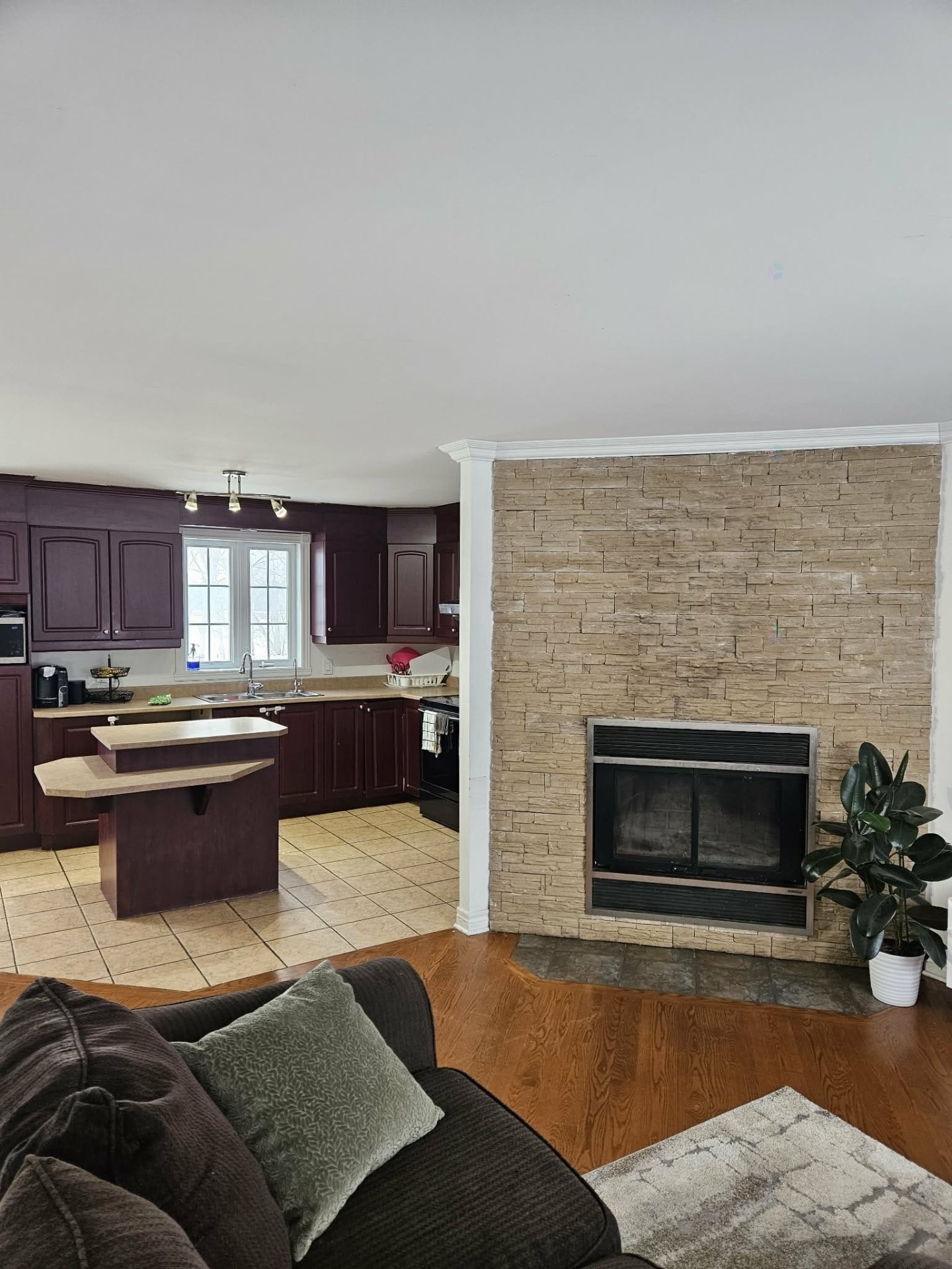 Intérieur - 528 Rue Andrassy, Mascouche, QC - Indoor Photo Showing Living Room With Fireplace