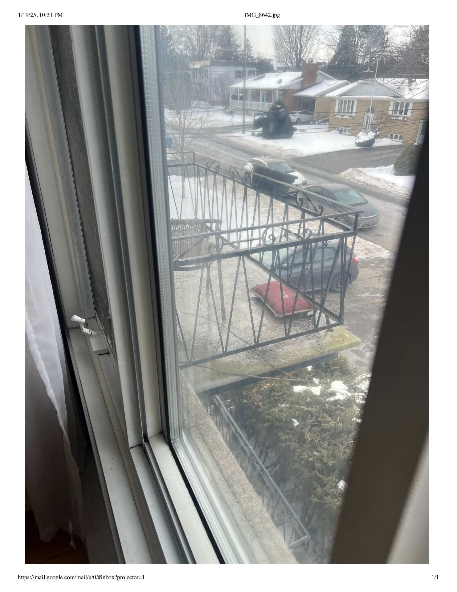 Balcon - 14 Rue Yvon, Châteauguay, QC -