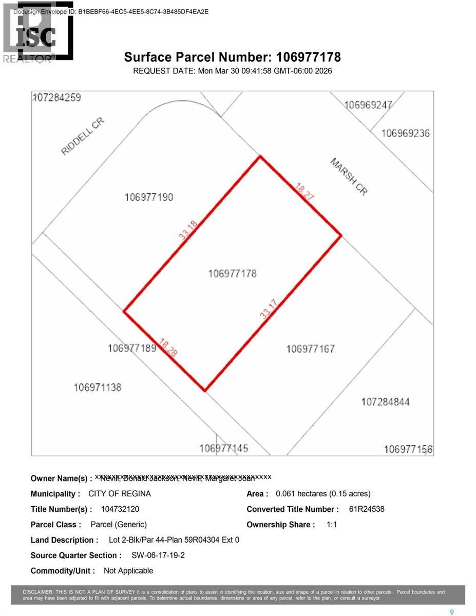 148 Marsh Crescent, Regina, SK - Outdoor