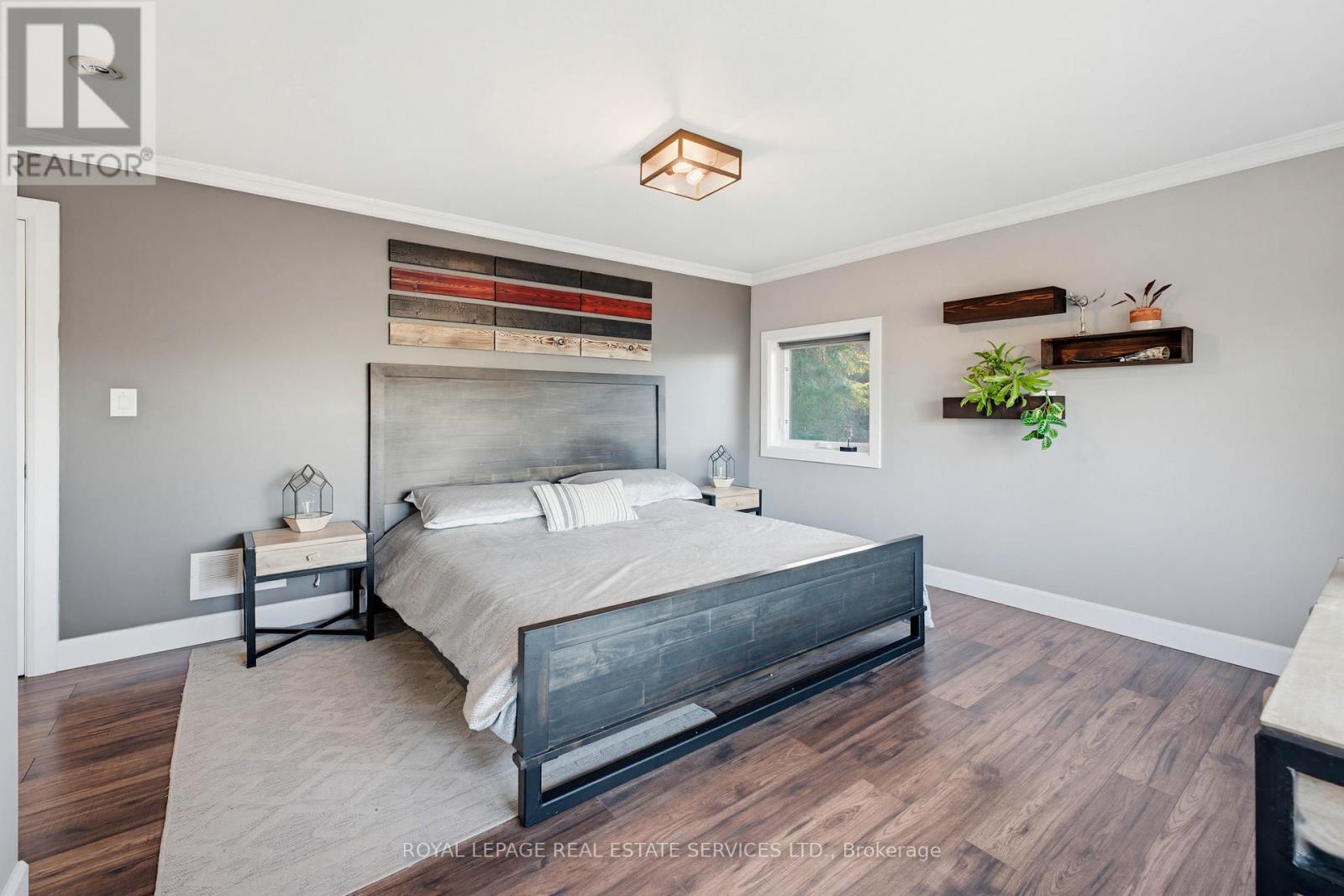 View from primary bedroom - 18 Cherry Street, Halton Hills, ON - Indoor Photo Showing Bedroom