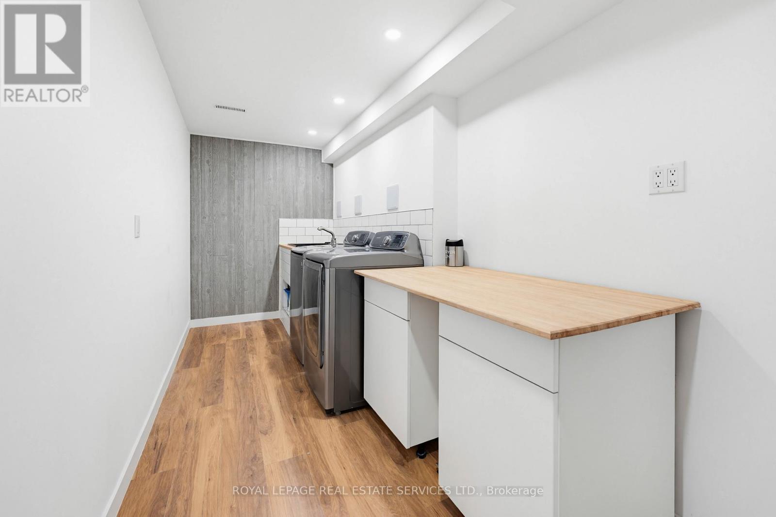 View from walkout basement - 18 Cherry Street, Halton Hills, ON - Indoor Photo Showing Laundry Room
