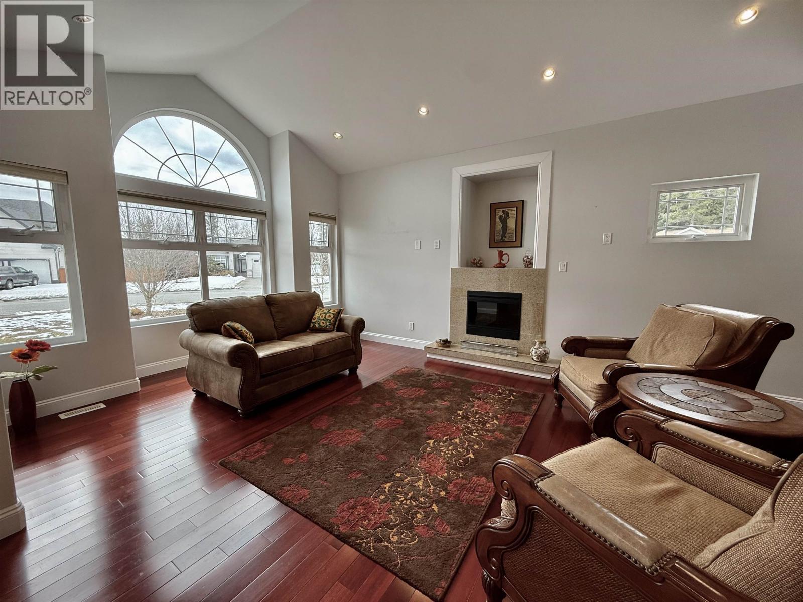 5132 Eagle Place, Terrace, BC - Indoor Photo Showing Living Room With Fireplace