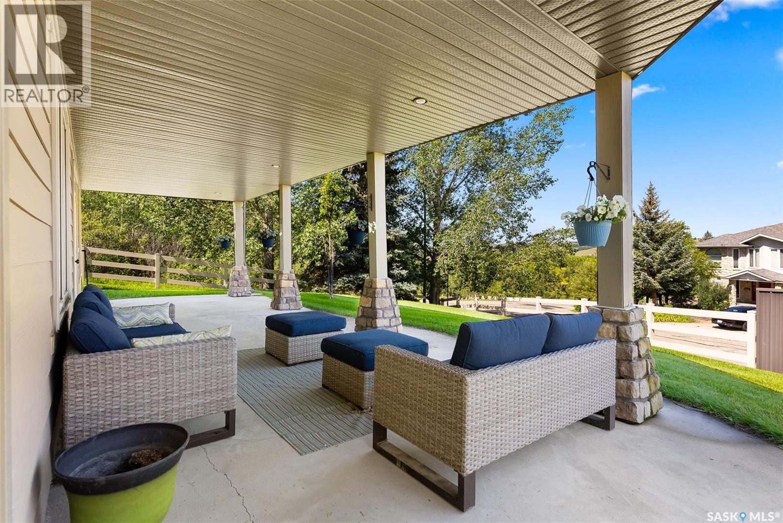 15 Meadow Bay, Lumsden, SK - Outdoor With Deck Patio Veranda With Exterior