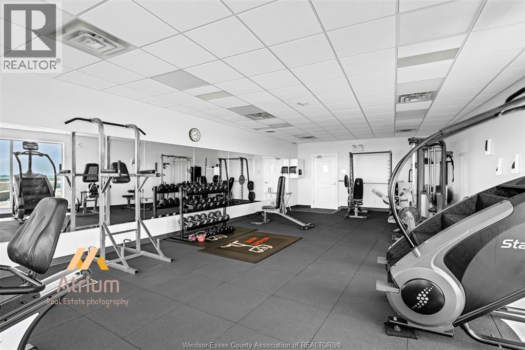 1225 Riverside Unit# 409, Windsor, ON - Indoor Photo Showing Gym Room