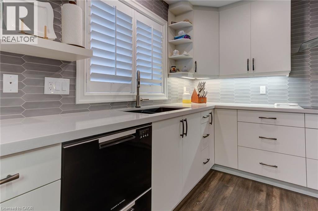 128 Schmidt Drive, Arthur, ON - Indoor Photo Showing Kitchen With Double Sink