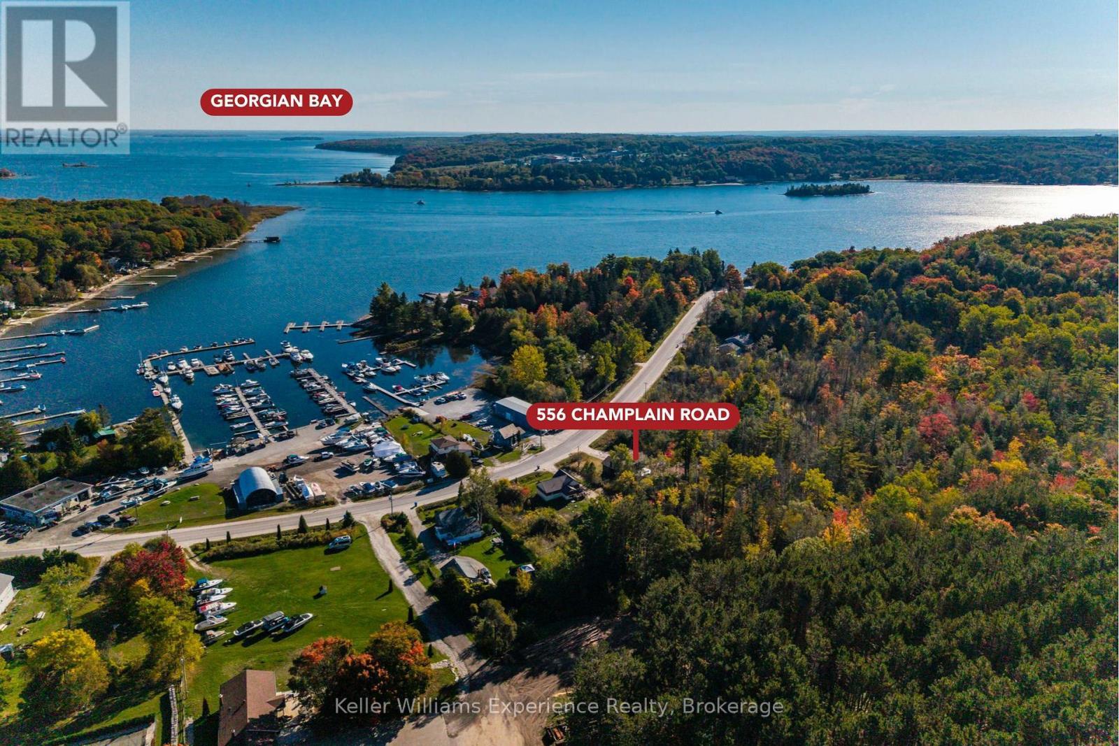 556 Champlain Road, Tiny, ON - Outdoor With Body Of Water With View
