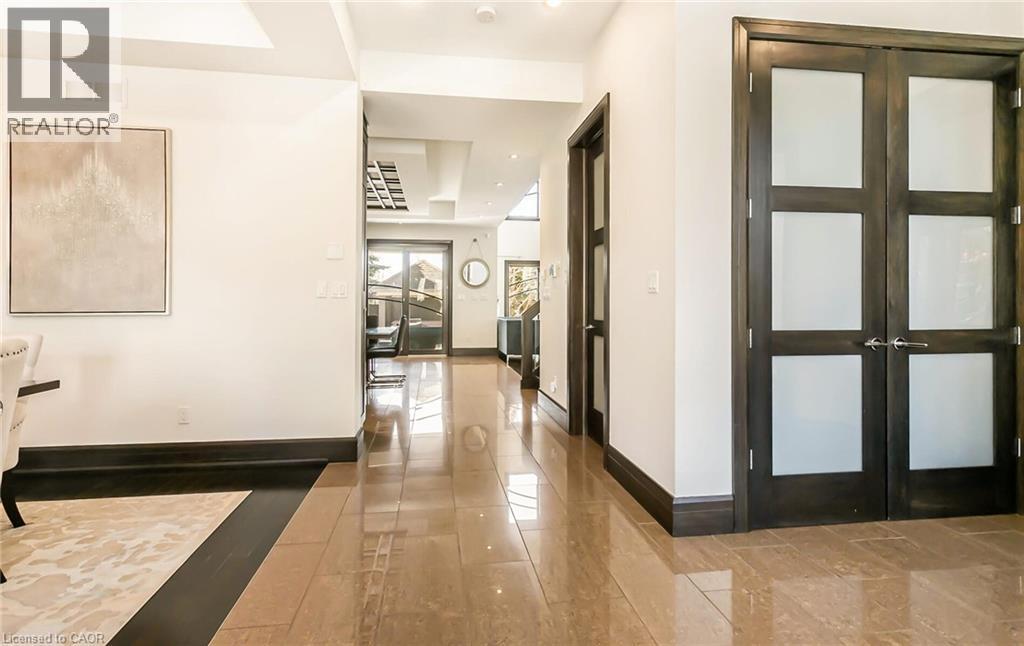 Corridor with baseboards and recessed lighting - 24 Jacob Gingrich Drive, Kitchener, ON - Indoor Photo Showing Other Room