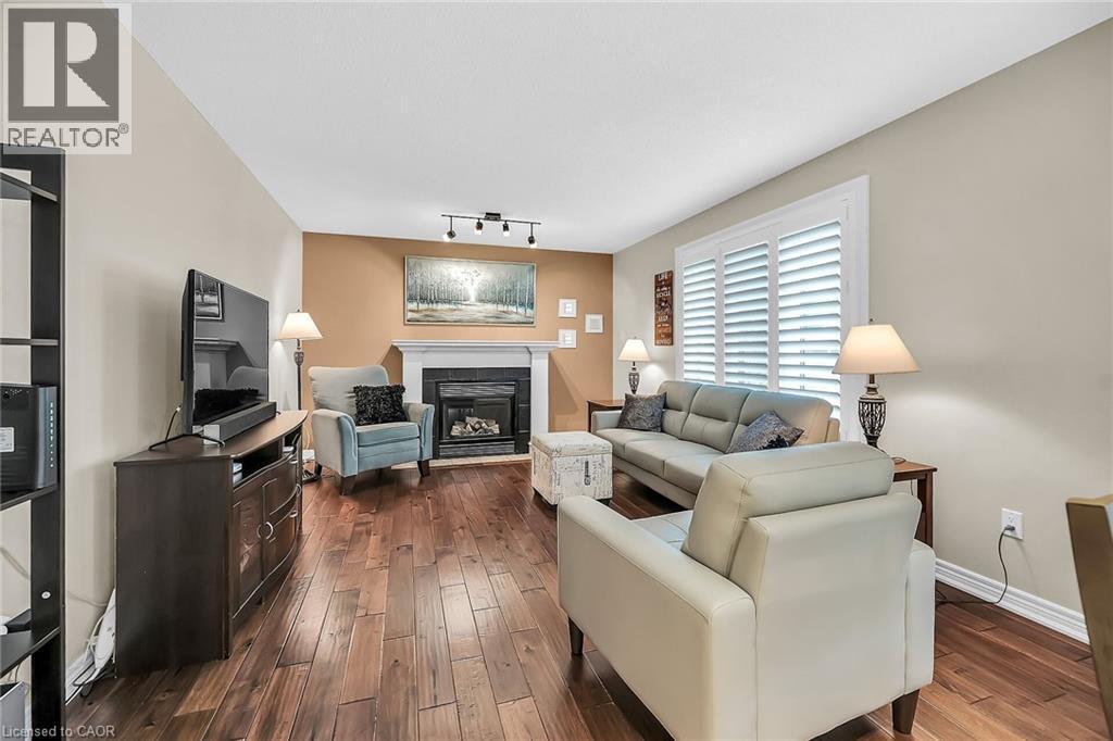 2371 Pathfinder Drive, Burlington, ON - Indoor Photo Showing Living Room With Fireplace