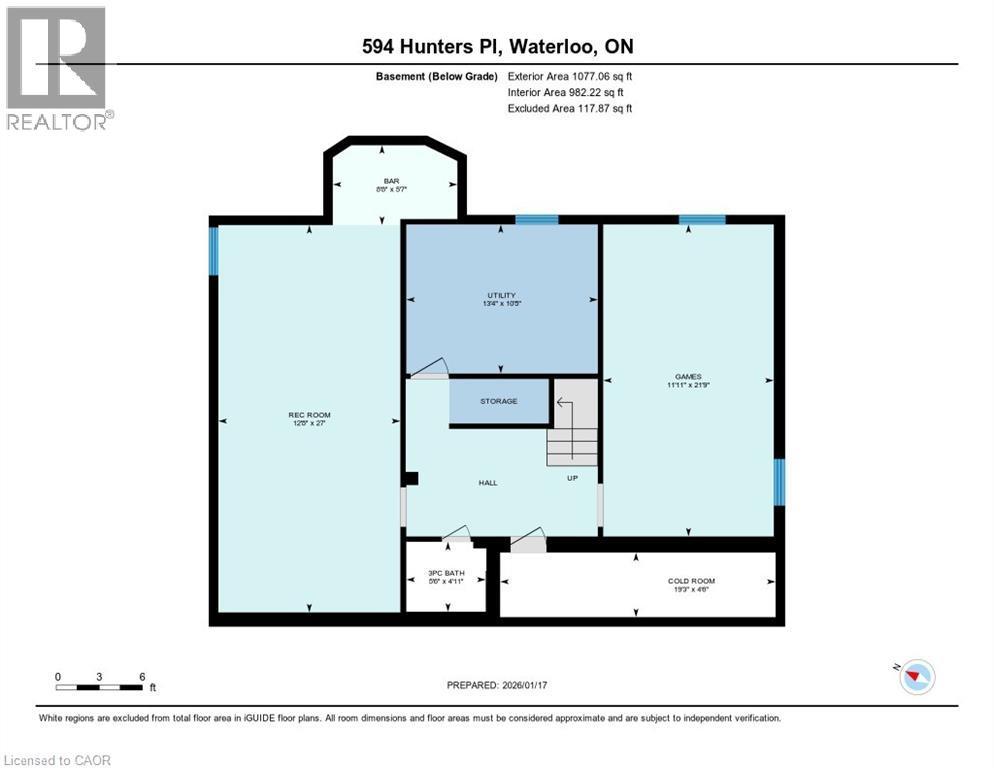 Basement level - 594 Hunters Place, Waterloo, ON - Other