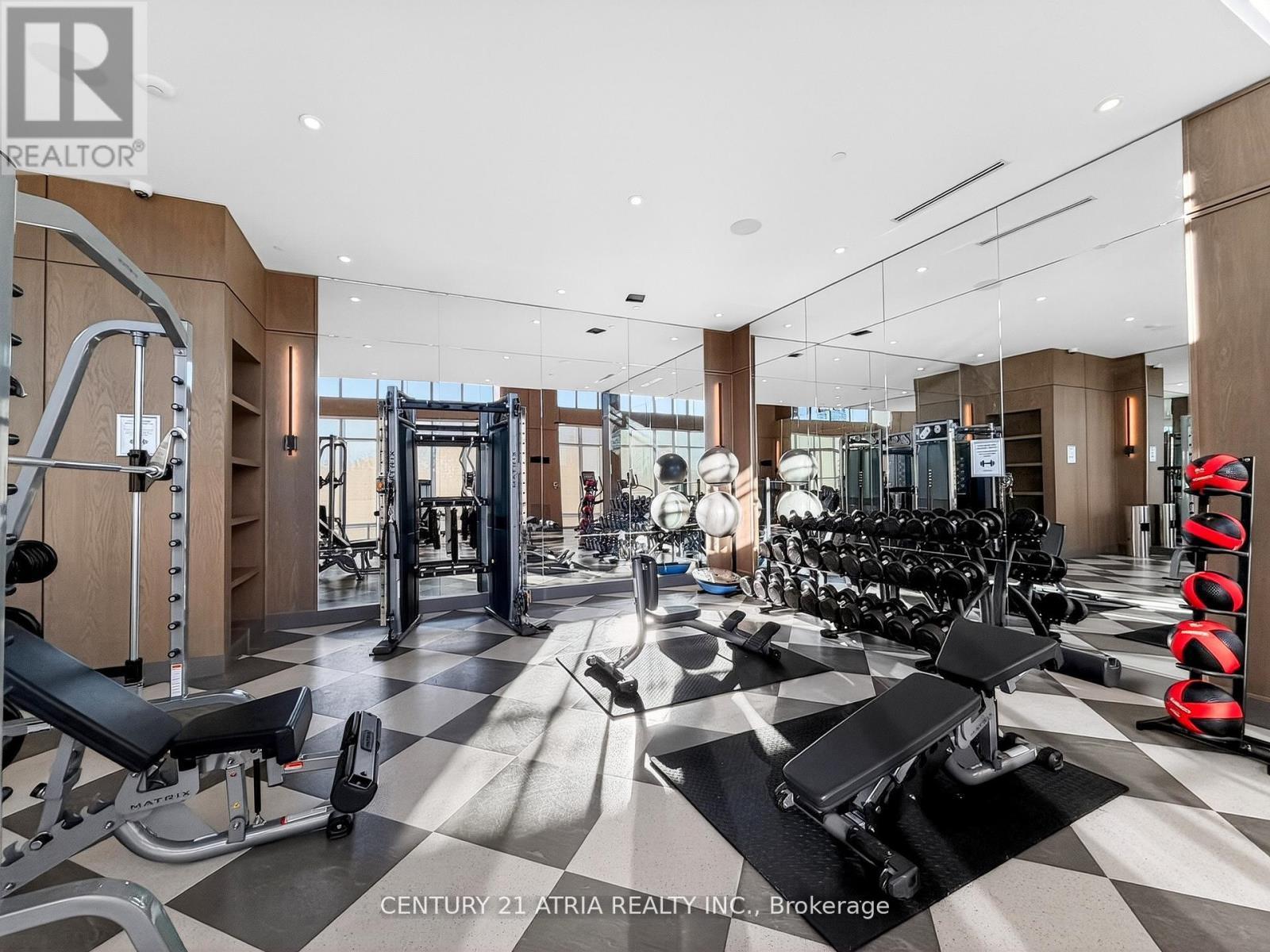802 - 30 Inn On The Park Drive, Toronto, ON - Indoor Photo Showing Gym Room